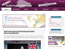 Tablet Screenshot of hurdygurdylessons.com